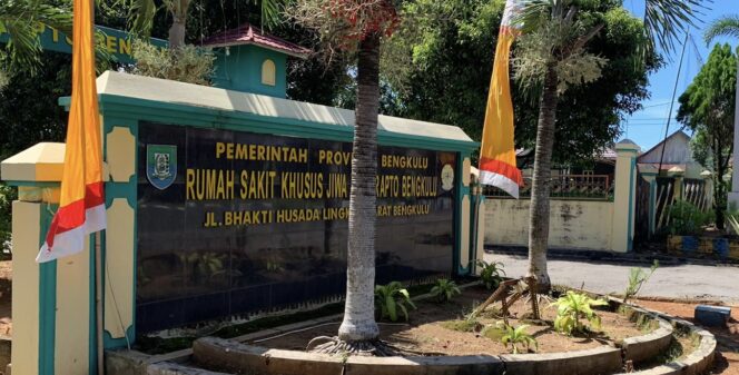 
 RSKJ Soeprapto Provinsi Bengkulu.(Doc:Adv)