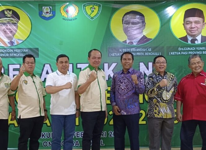 
 Atisar Sulaiman, Kadis Dispora Provinsi Bengkulu hadiri pengukuhan PASI Bengkulu. (Doc:TW)